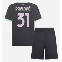 AC Milan Strahinja Pavlovic #31 Replica Third Minikit 2024-25 Short Sleeve (+ pants)